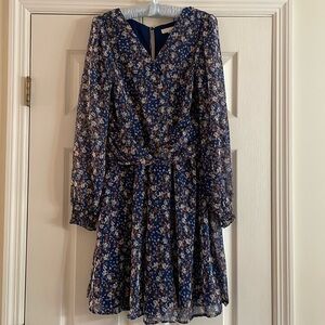 June + Hudson navy floral dress